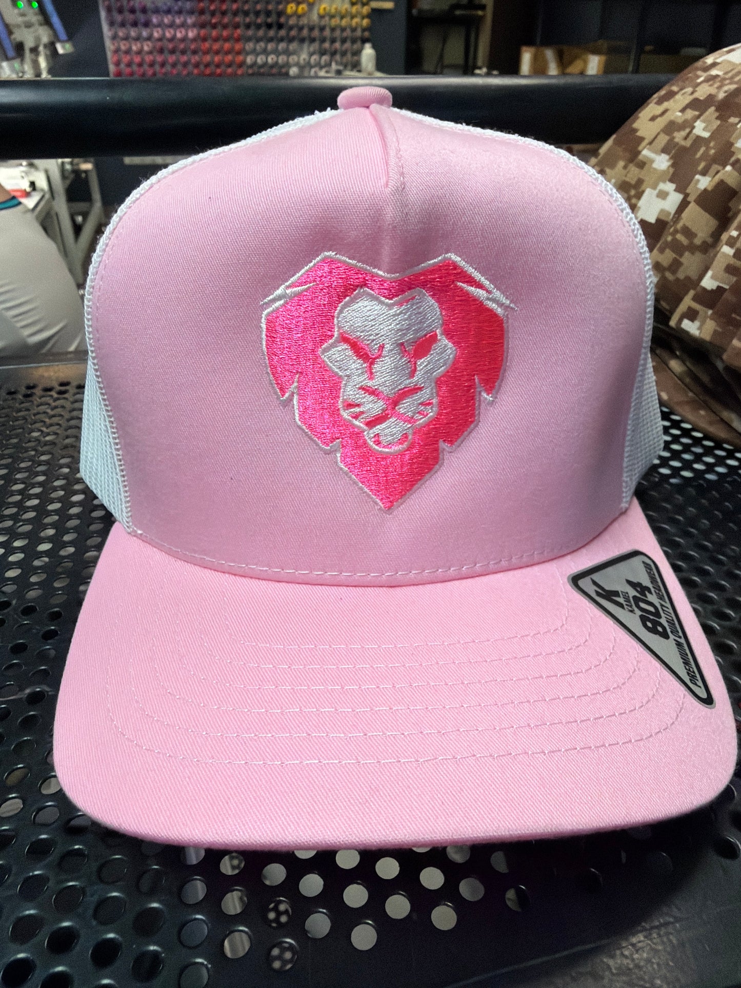 Baby Pink Lion Snapback