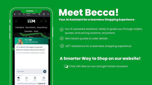 What’s New at 4 Him Printing Co.? Improved Website & Meet Becca, Your AI Assistant