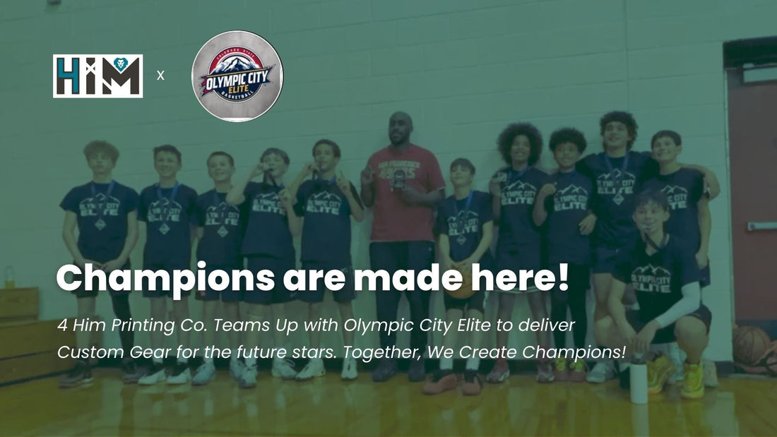 Game On! 4 Him Printing Co. Joins Forces with Olympic City Basketball Club in Colorado, Springs
