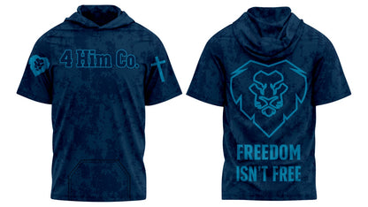 Camo Short Sleeve "FREEDOM ISN'T FREE" Hoodies 2025