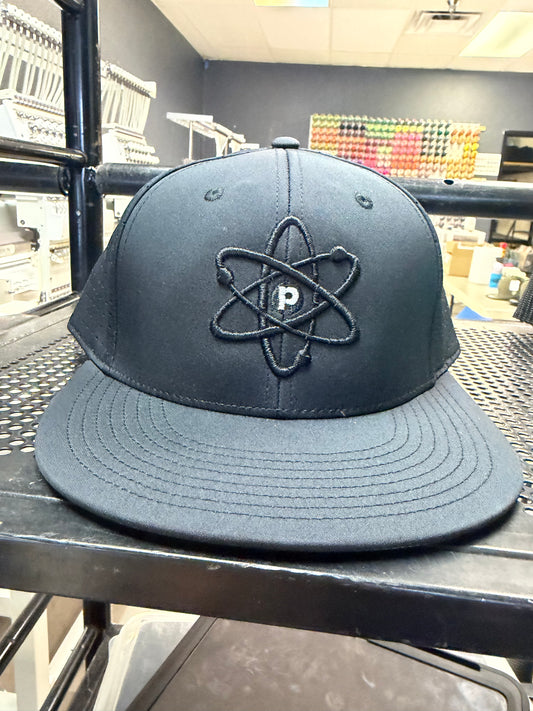 Proton Black Snapback Hat