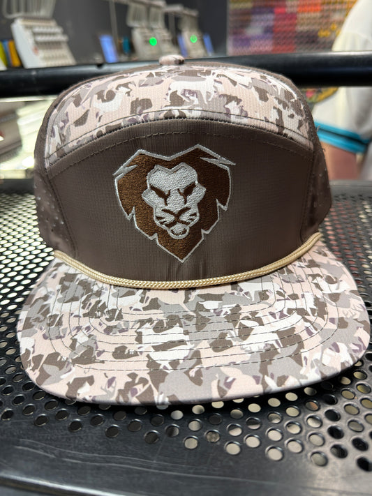 Sand & Stone Camo Lion Snapback