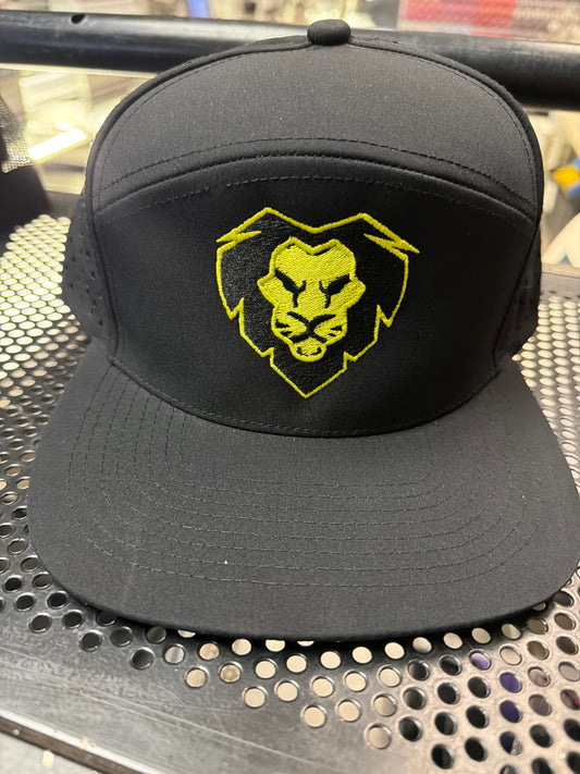 Black Lion Snapback Hat (Richardson)