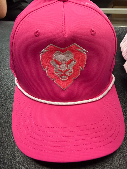 Pink Lion Rope Snapback
