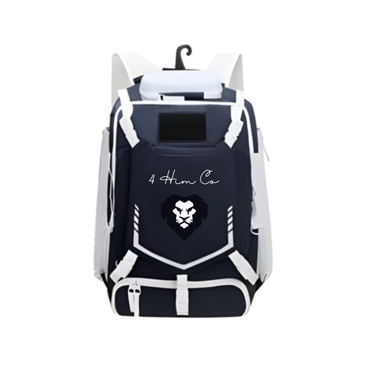 Navy Blue Baseball Backpack