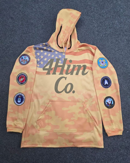 Soldier Hoodie – Desert Camo