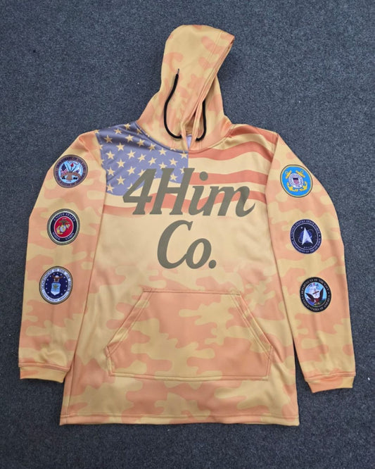 Soldier Hoodie – Desert Camo